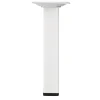 Duraline meubelpoot vierkant wit 2,5x2,5x15 cm