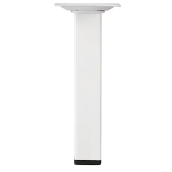 Duraline meubelpoot vierkant wit 2,5x2,5x15 cm