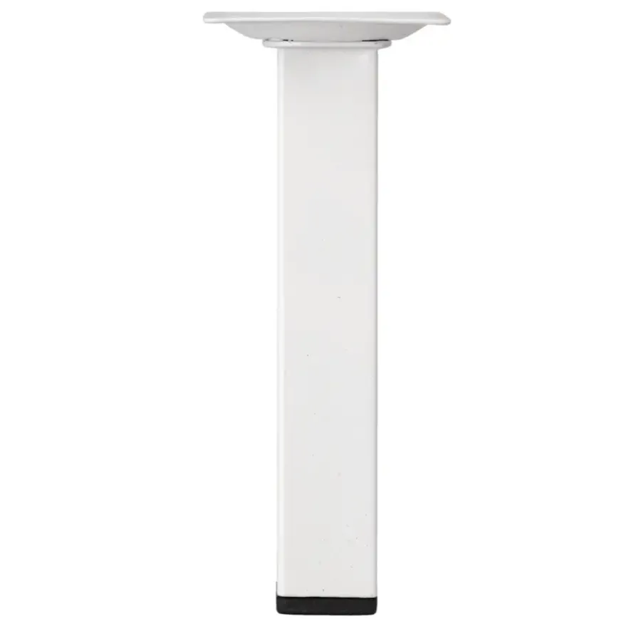Duraline meubelpoot vierkant wit 2,5x2,5x15 cm