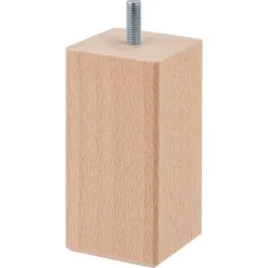 Duraline meubelpoot vierkant naturel eiken 5x5x10 cm