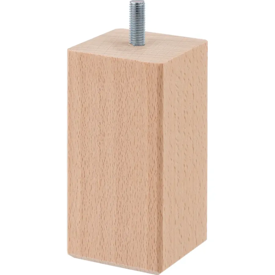 Duraline meubelpoot vierkant naturel eiken 5x5x10 cm