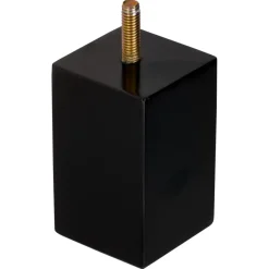 Duraline meubelpoot zwart hout 5x5x8 cm