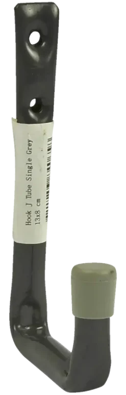 Geen Duraline ophanghaak J-vormig enkel grijs 13x8 cm