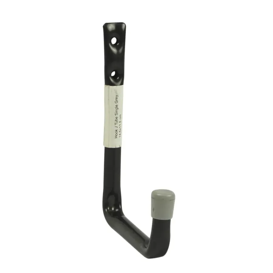 Geen Duraline ophanghaak J-vormig enkel grijs 14,5x11,5 cm