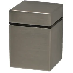 Duraline plankdrager clip cube mini geborsteld nikkel