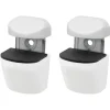 Duraline plankdrager clip mat wit 2 stuks