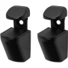 Duraline plankdrager clip mini mat zwart 2 stuks