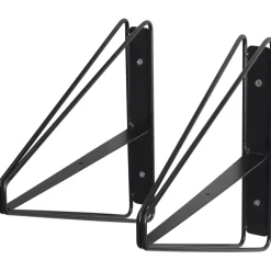 Duraline plankdrager dubbel hoog zwart