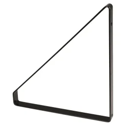 Duraline plankdrager metaal zwart 2 stuks