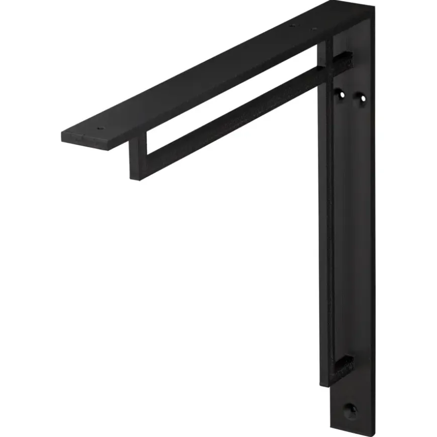 Duraline plankdrager model A zwart 14,5x14,5 cm