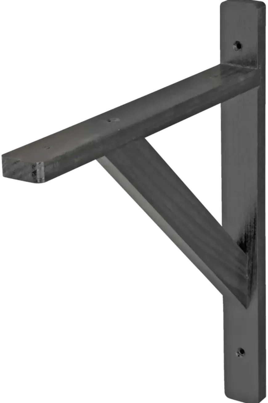 Duraline plankdrager model 15 zwart hout 25x30 cm