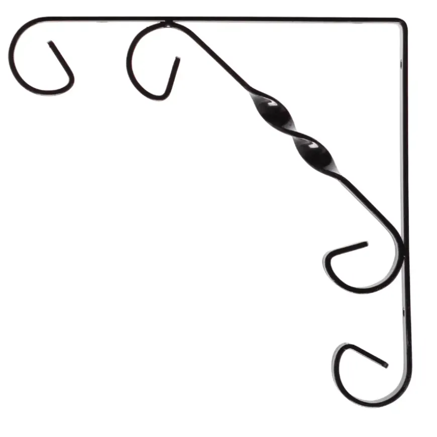 Duraline plankdrager ornament zwart 20x20 cm