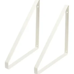 Duraline plankdrager wit 24x25,5 cm 2 stuks