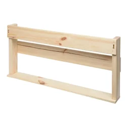 Duraline tijdschriftenrek onbehandeld vuren 29x58x7 cm (hxbxd)