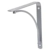 Duraline wandplankdrager 19,5 x 19,5 cm zilver