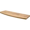 Duraline wandplank gebogen XS2 naturel eiken 60x23,5 cm 18 mm