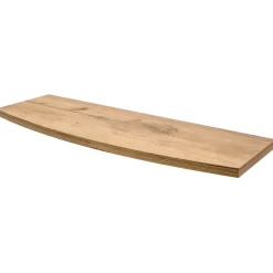 Duraline wandplank gebogen XS2 naturel eiken 60x23,5 cm 18 mm