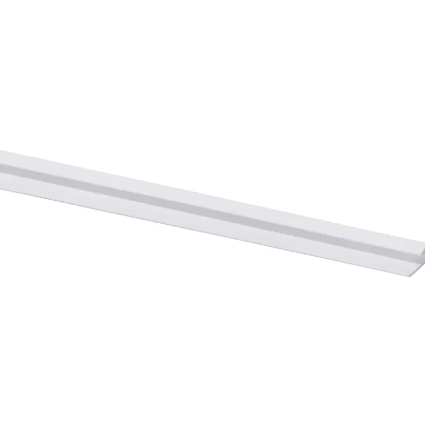 Eindprofiel kunststof wit 4x20 mm lengte 260 cm