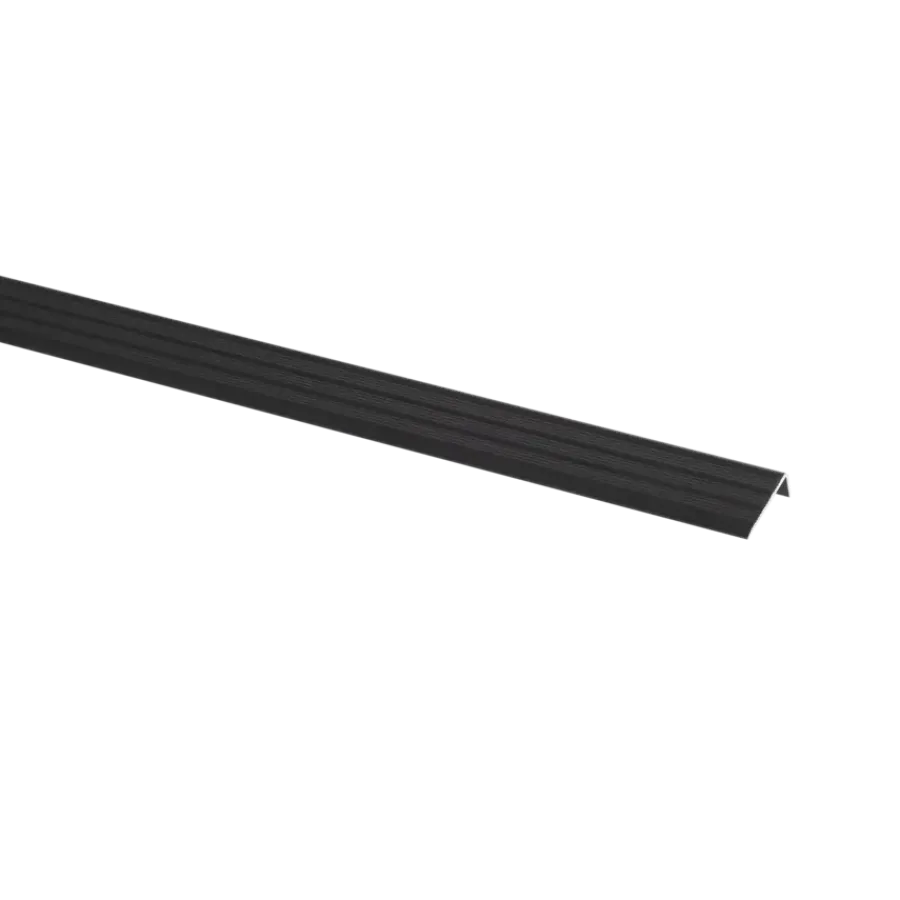 Finifix Eindprofiel Zelfklevend Zwart 116cm
