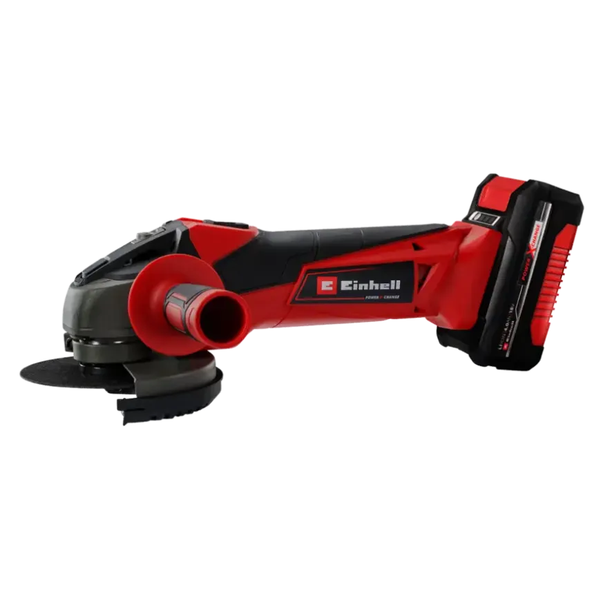 Einhell 18V slijptol / haakse slijper 115mm TC-AG 18/115 LI incl 4.0Ah accu en lader