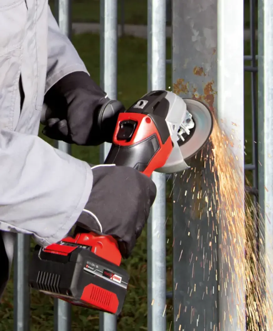 Einhell 18V slijptol / haakse slijper 115mm TC-AG 18/115 LI incl 4.0Ah accu en lader