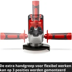Einhell 18V slijptol / haakse slijper 115mm TC-AG 18/115 LI incl 4.0Ah accu en lader