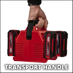 Einhell 18V 2x2 acculader Quattrocharger 4A