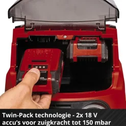 EINHELL 2x18V droogzuiger TP-VC 36/30 S Auto (zonder accu)