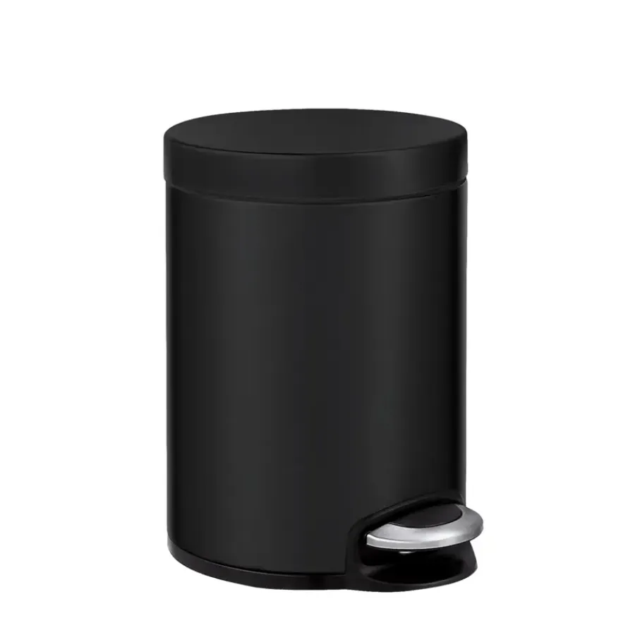 Eko pedaalemmer Serene mat zwart 5 L