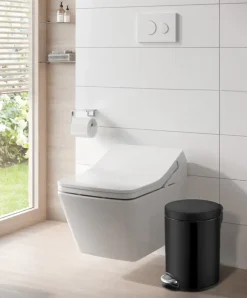Eko pedaalemmer Serene mat zwart 5 L