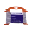 Seilflechter ELASTIEK LATEX/POLY 4MM WIT 10MTR