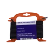 Seilflechter ELASTIEK LATEX/POLY 6MM ZWART 5MTR