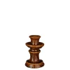 Geen Elena kandelaar bruin - h14,5xd9cm