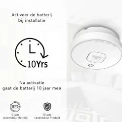 Elro FS2010 optische rookmelder inclusief 10 jaar lithium batterij