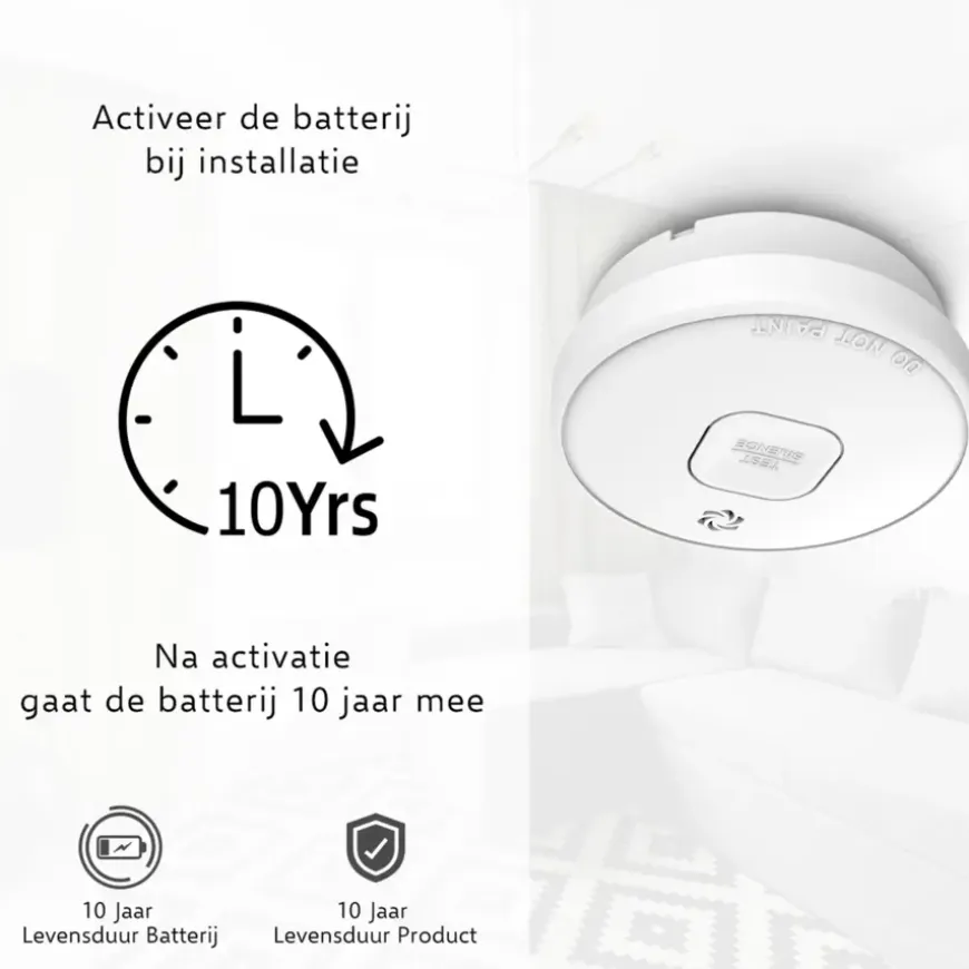 Elro FS2010 optische rookmelder inclusief 10 jaar lithium batterij
