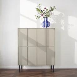 Emerald kunstbloem Eucalyptus spray grijs 93cm