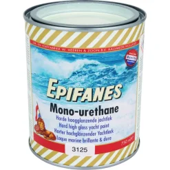 Epifanes mono-urethane jachtlak hoogglans nr. 3125 alpine wit 750 ml