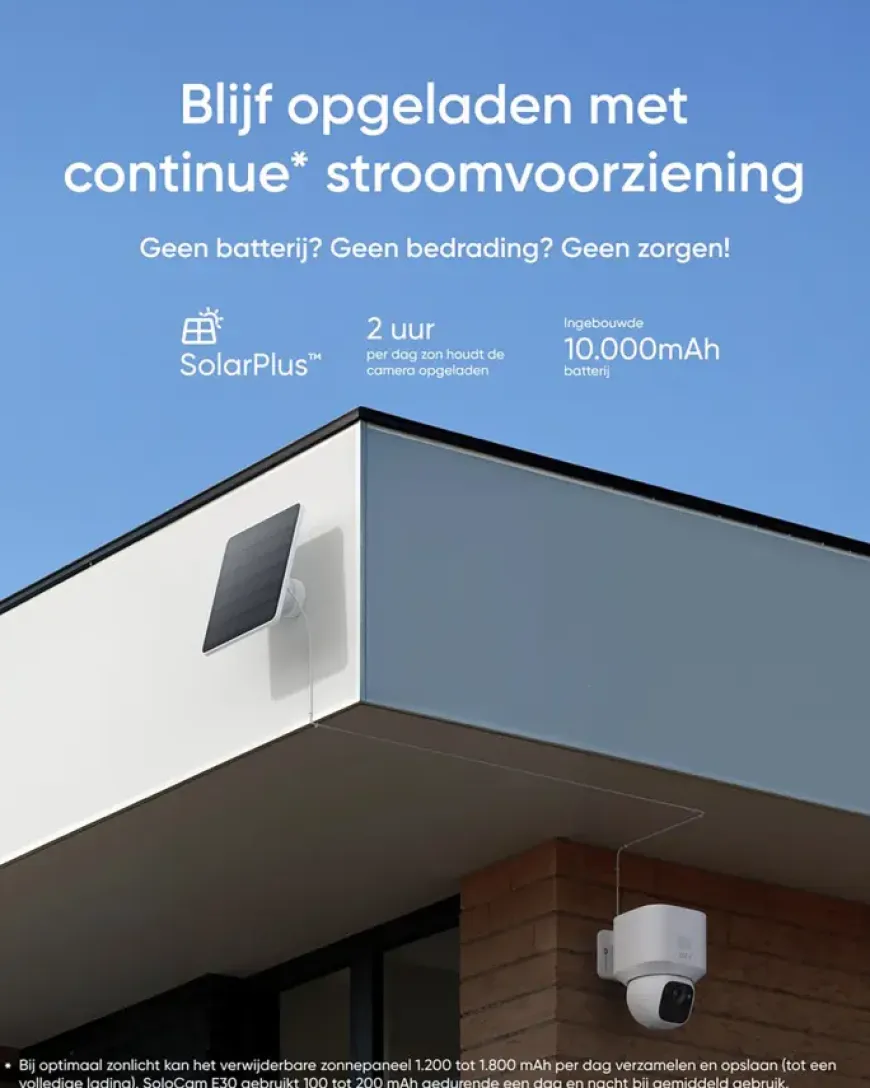 Eufy E30 solocam draadloze beveiligingscamera