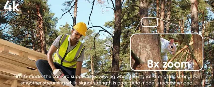 Eufy 4G LTE Beveiligingscamera S330 voor buiten met Zonnepaneel
