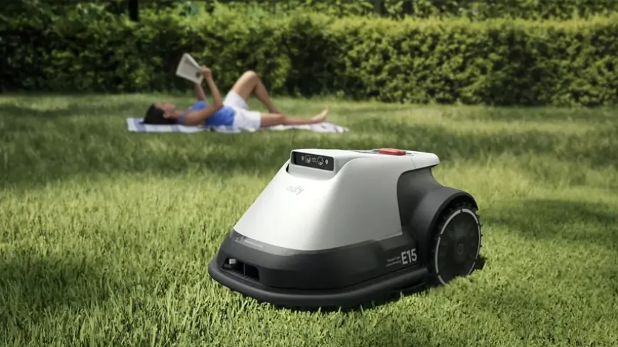 Eufy robotmaaier AutoMower E15 - draadloos 800m - incl raincover