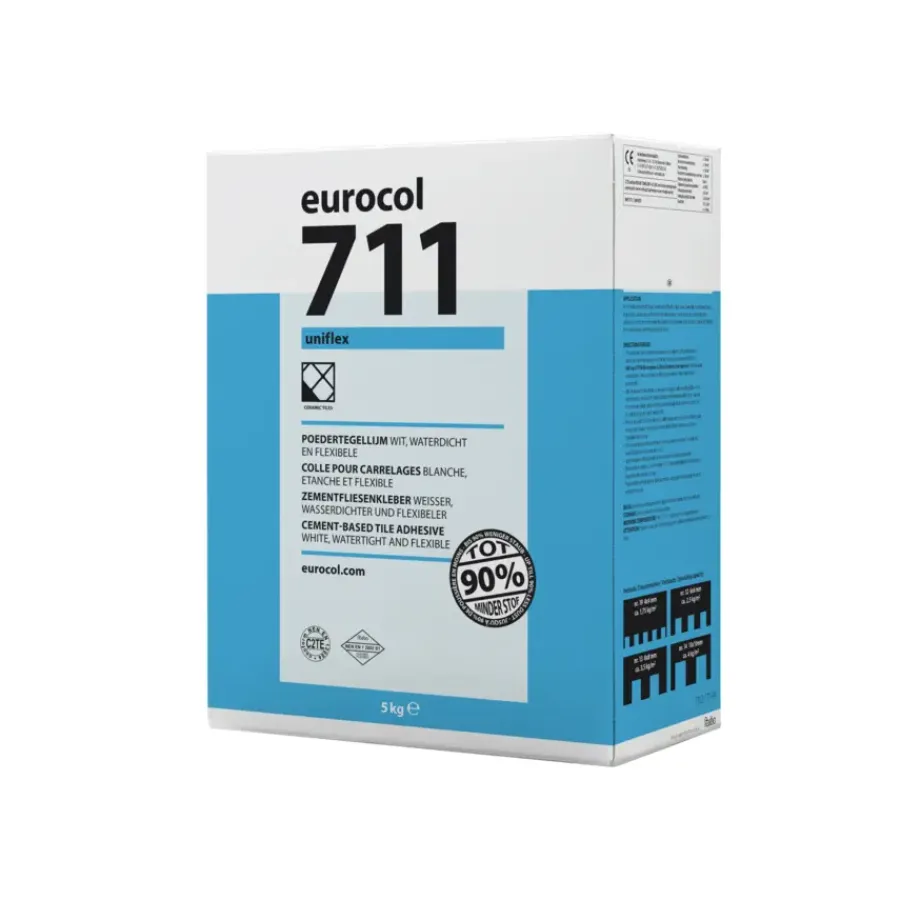 Forbo Eurocol Eurocol 711 Uniflex poedertegellijm wit 5 kg