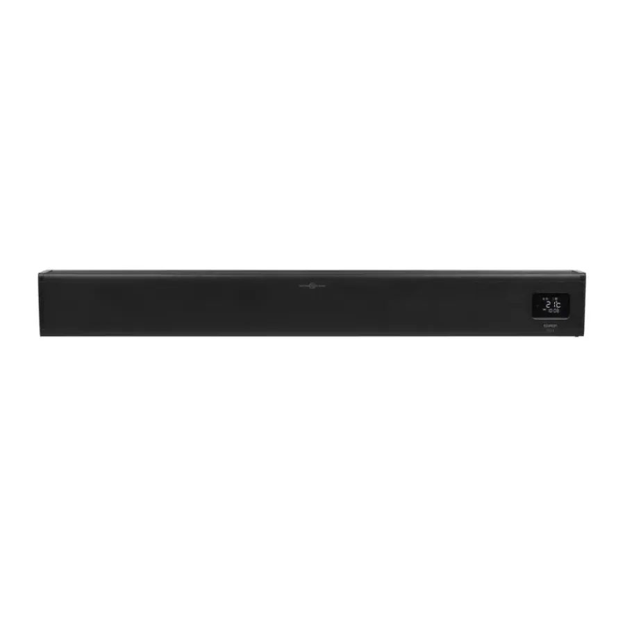 Eurom Alutherm Baseboard 2500 Zwart met WiFi