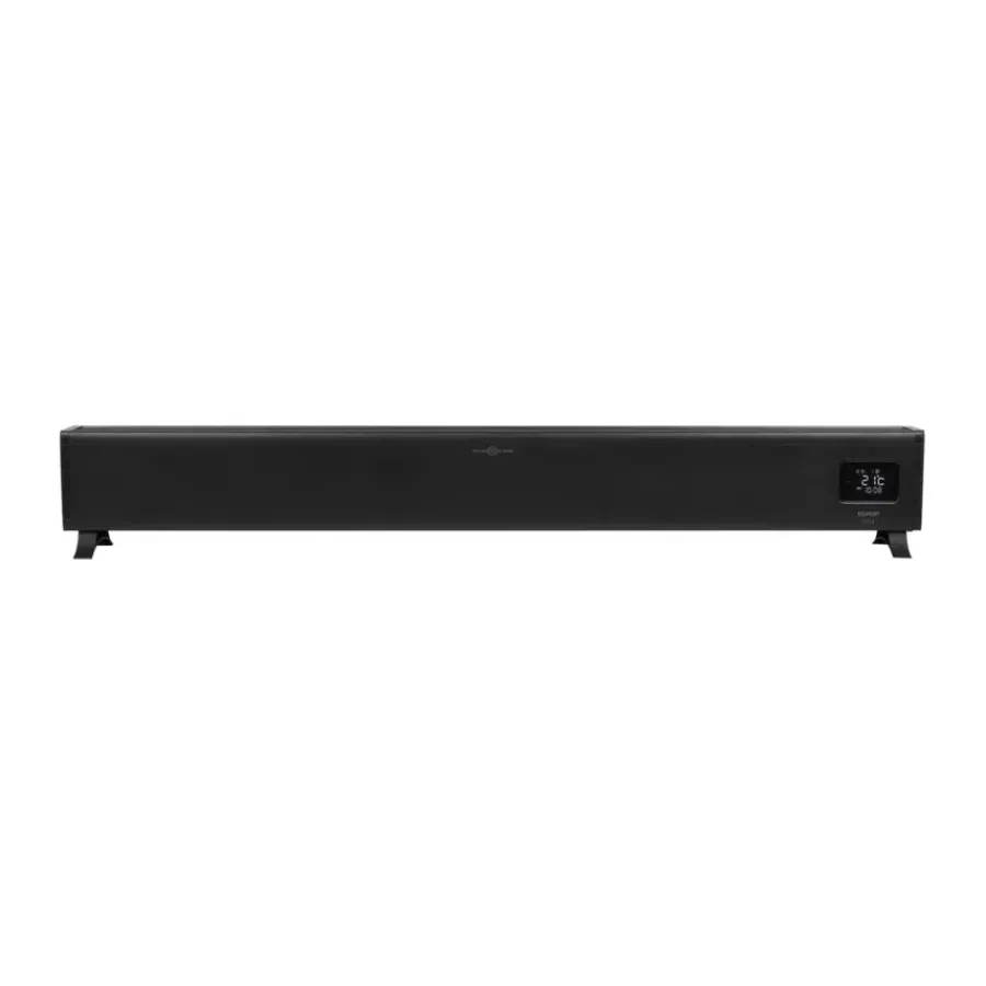 Eurom Alutherm Baseboard 2500 Zwart met WiFi