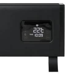 Eurom Alutherm Plint 1000 Watt zwart met WiFi