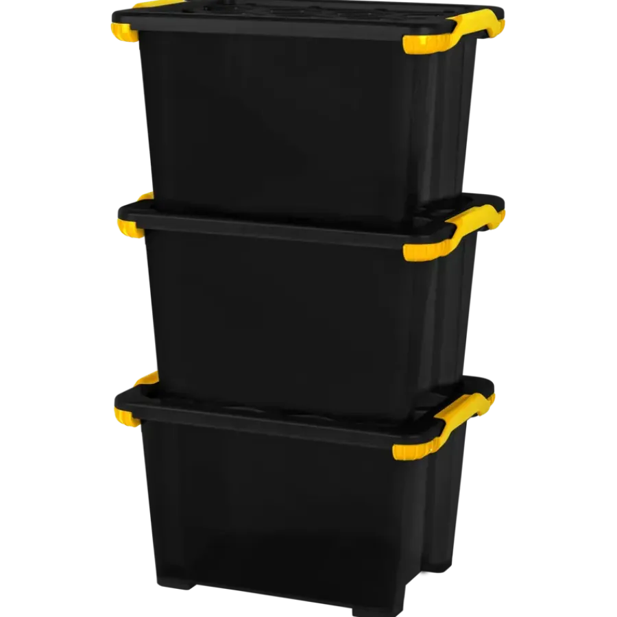 Geen Evo Pro opbergbox DIY antraciet kunststof 15 L