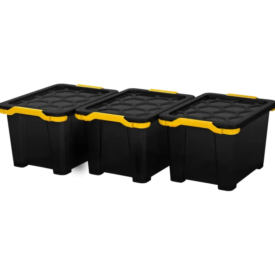 Geen Evo Pro opbergbox DIY antraciet kunststof 15 L
