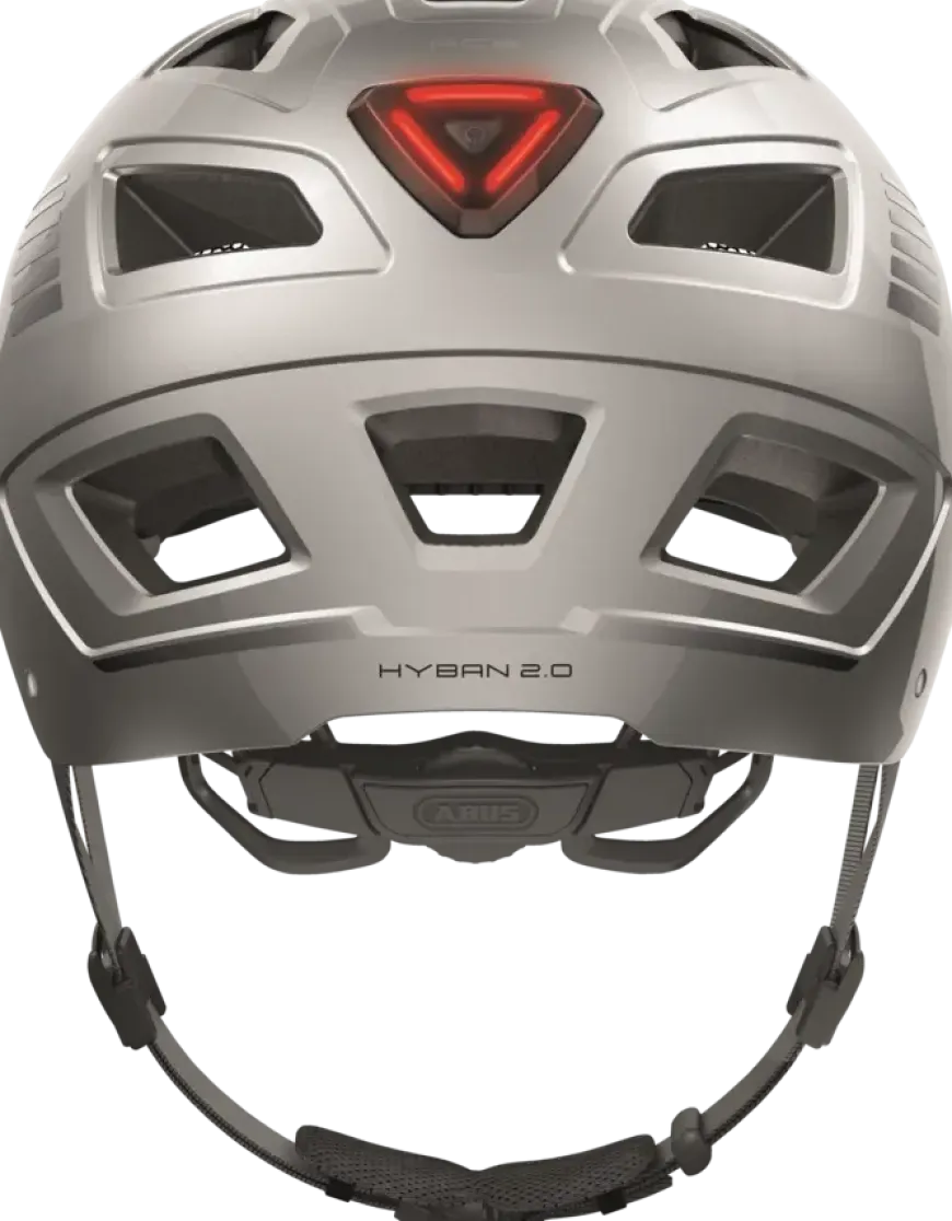 Fietshelm Hyban 2.0 signal silver XL