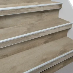 Firststep trapneusprofielset laminaat zilver, voor 4 treden