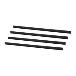 Firststep trapneusprofielset laminaat zwart, voor 4 treden