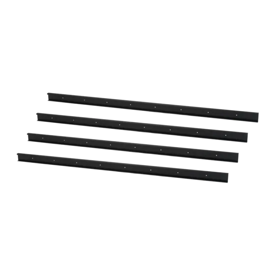 Firststep trapneusprofielset laminaat zwart, voor 4 treden